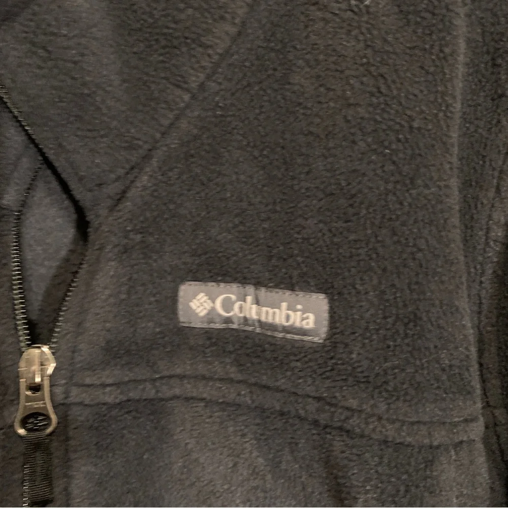 Columbia Fleece Long Sleeve fleece Youth XL Black Full Zip